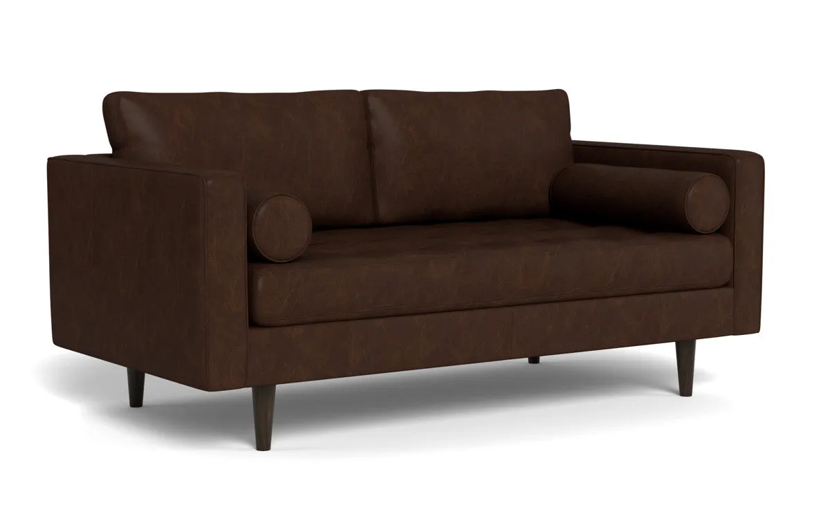 Ladybird 72" Leather Loveseat