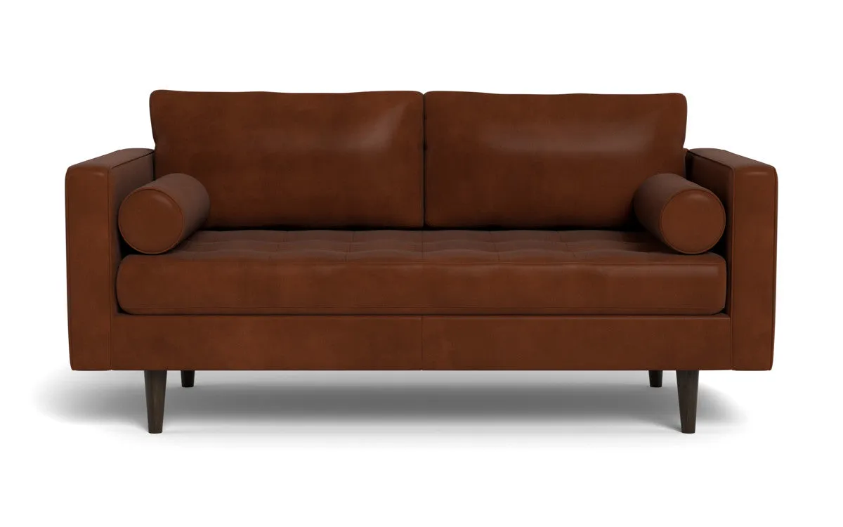 Ladybird 72" Leather Loveseat