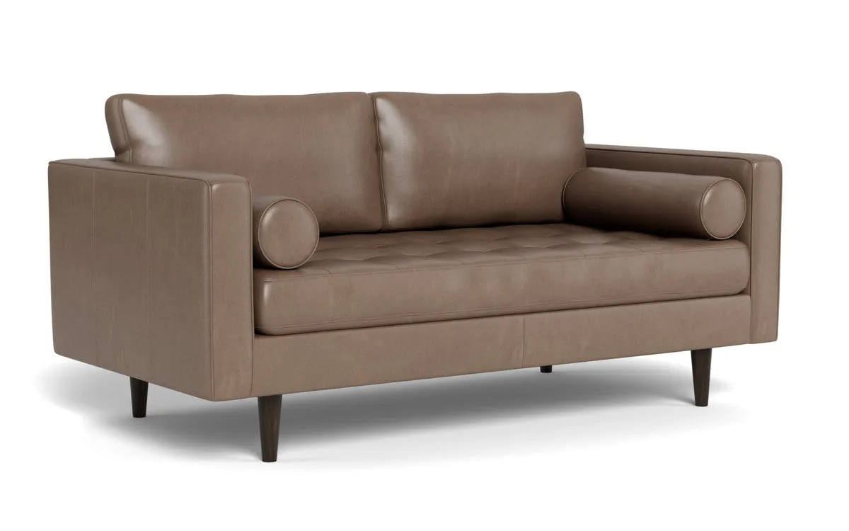 Ladybird 72" Leather Loveseat
