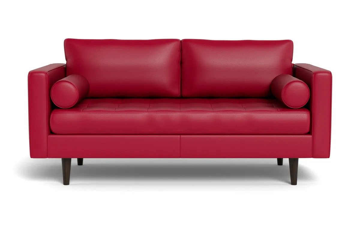 Ladybird 72" Leather Loveseat