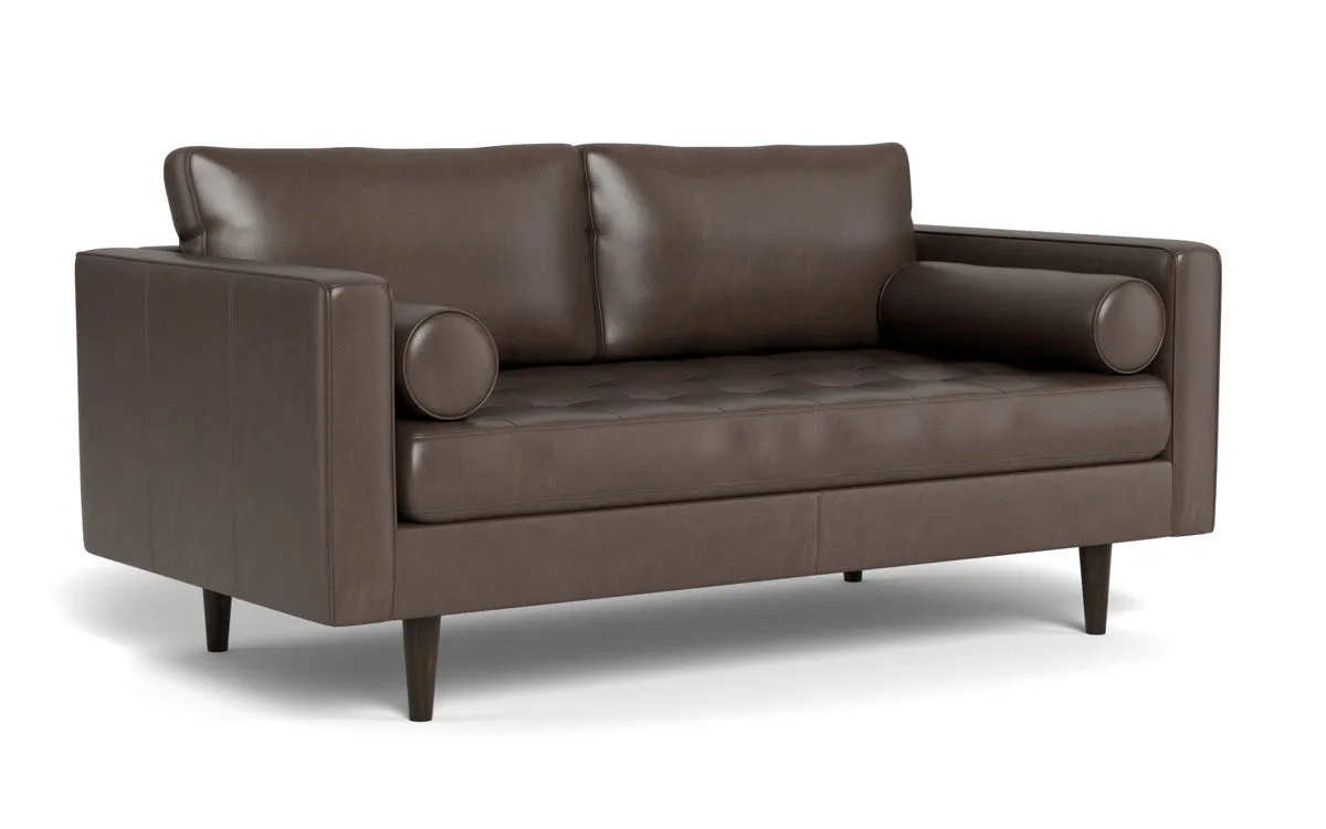 Ladybird 72" Leather Loveseat