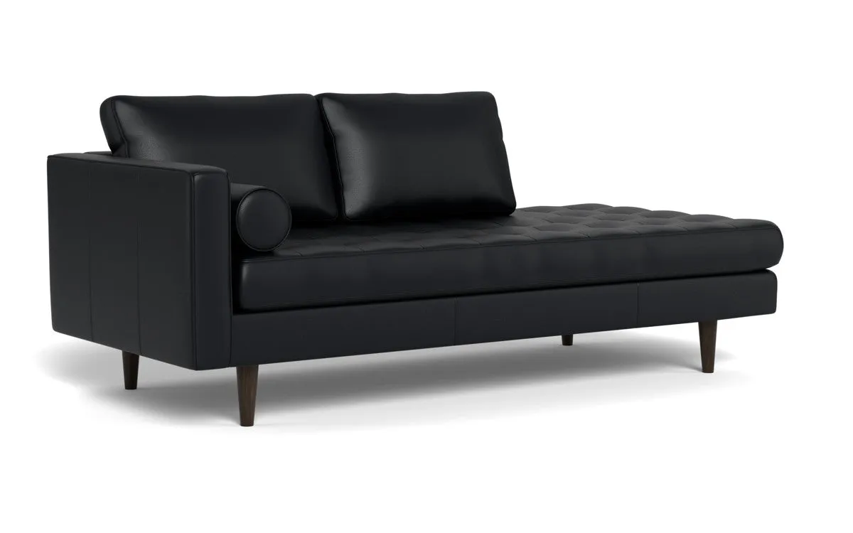 Ladybird 82" Leather LAF Stand Alone Chaise