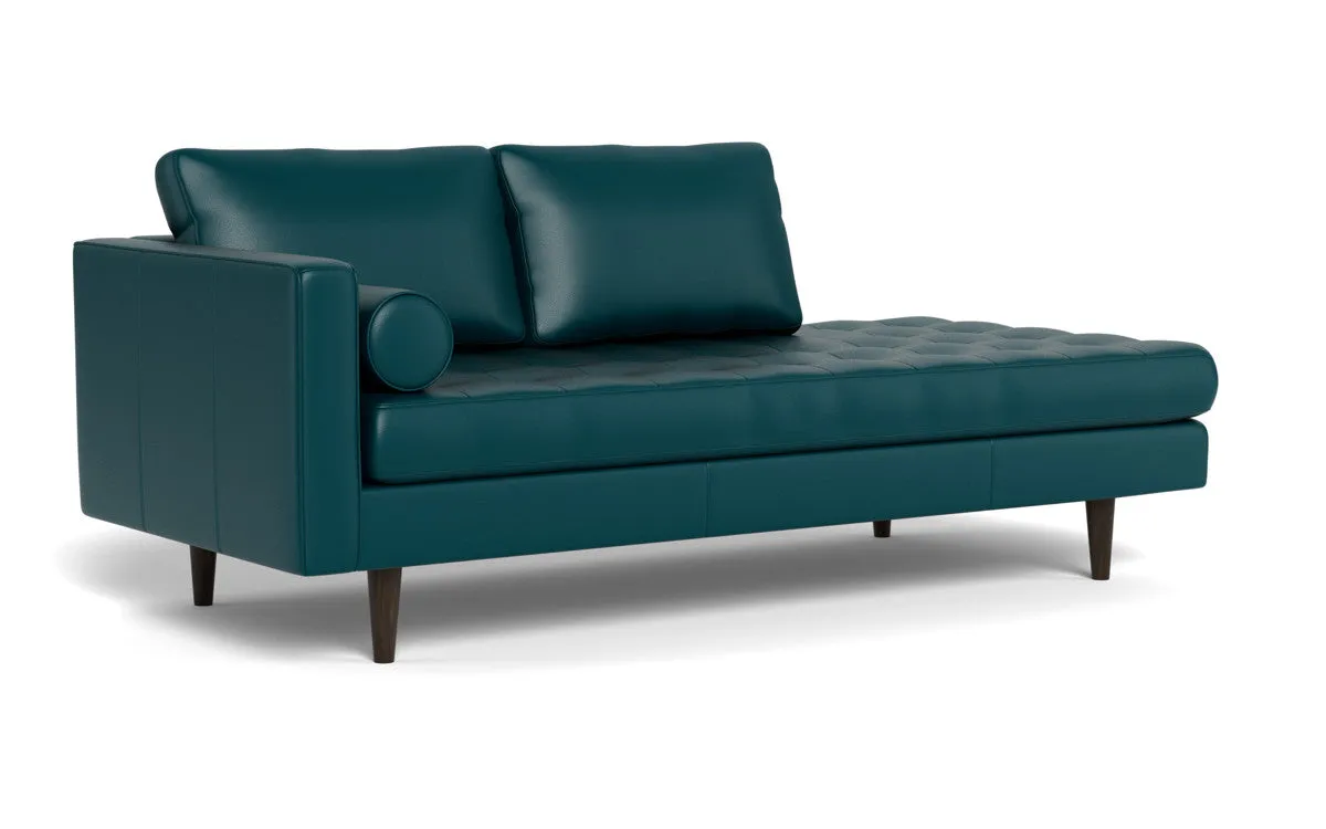Ladybird 82" Leather LAF Stand Alone Chaise