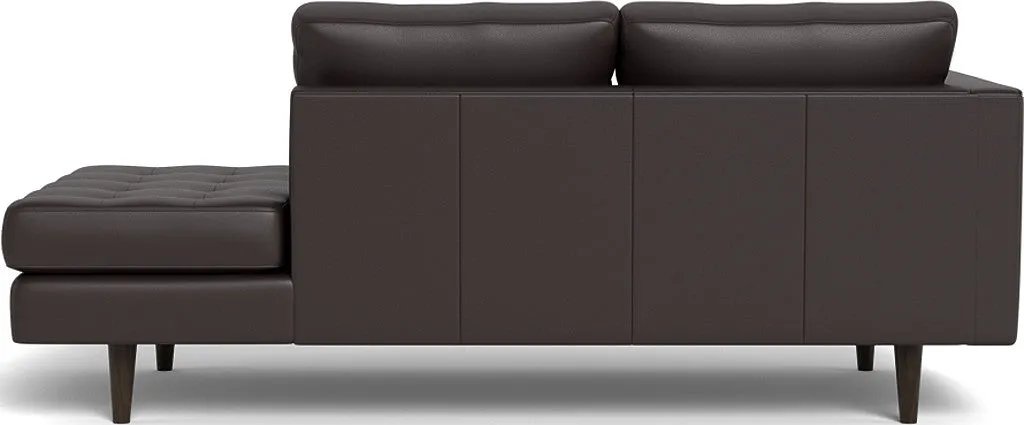 Ladybird 82" Leather LAF Stand Alone Chaise
