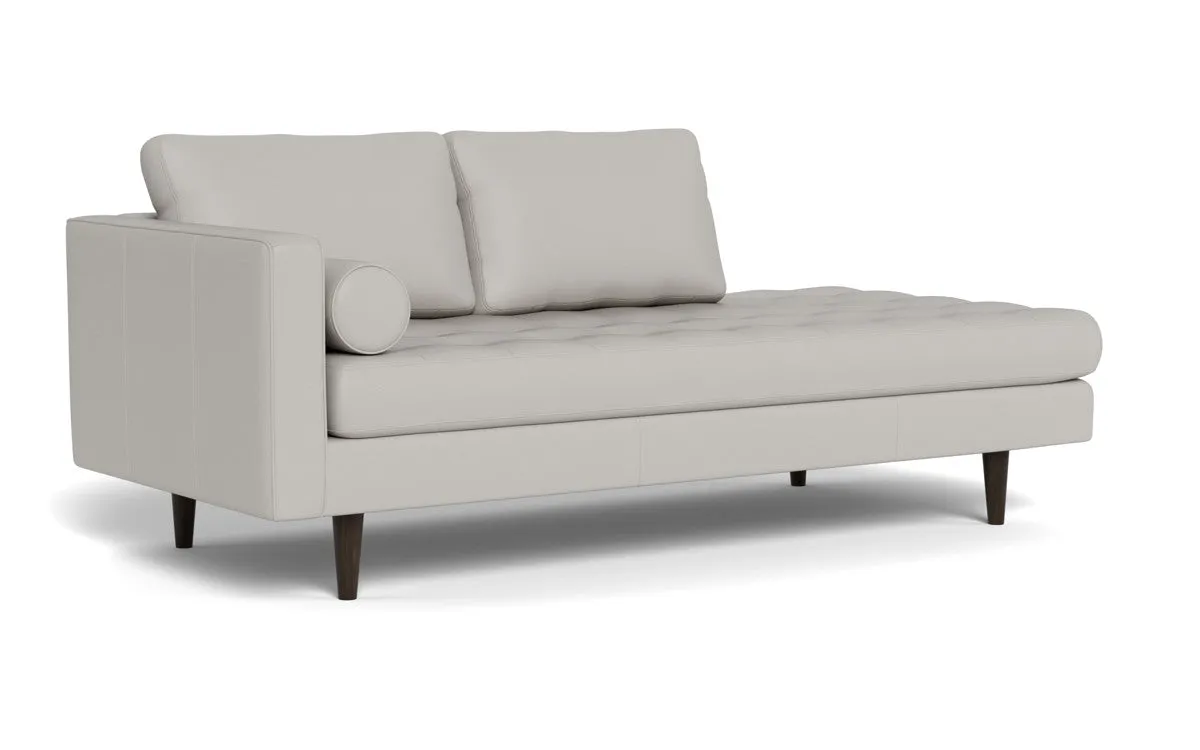 Ladybird 82" Leather LAF Stand Alone Chaise