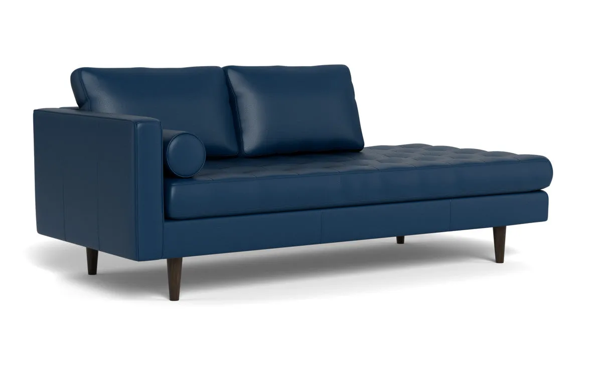 Ladybird 82" Leather LAF Stand Alone Chaise