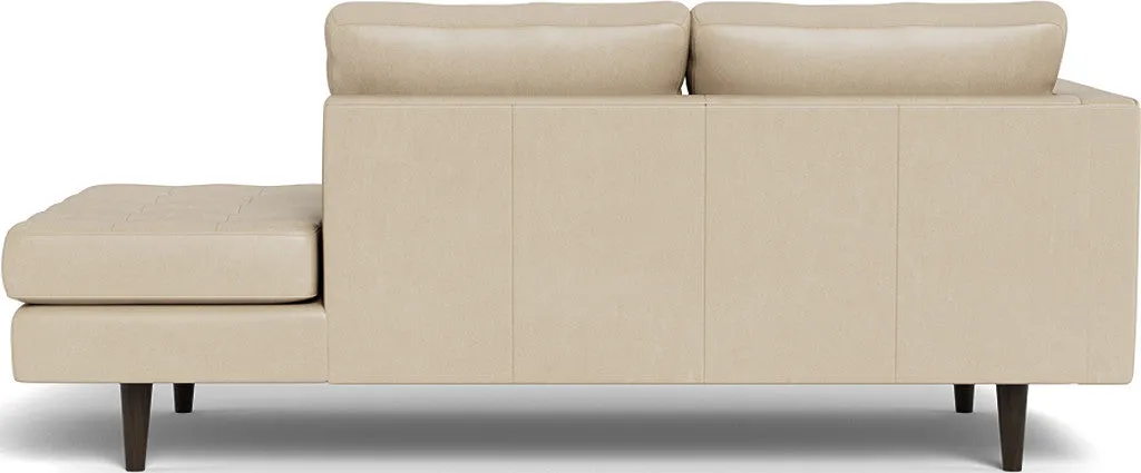 Ladybird 82" Leather LAF Stand Alone Chaise