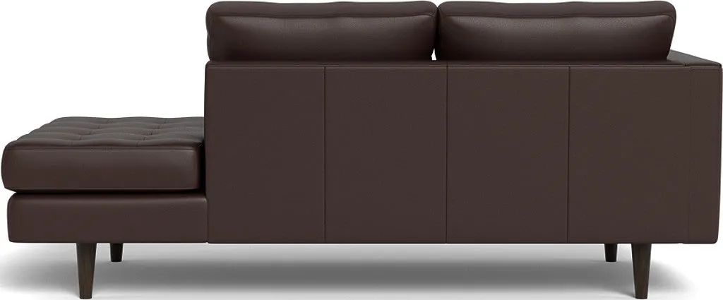 Ladybird 82" Leather LAF Stand Alone Chaise