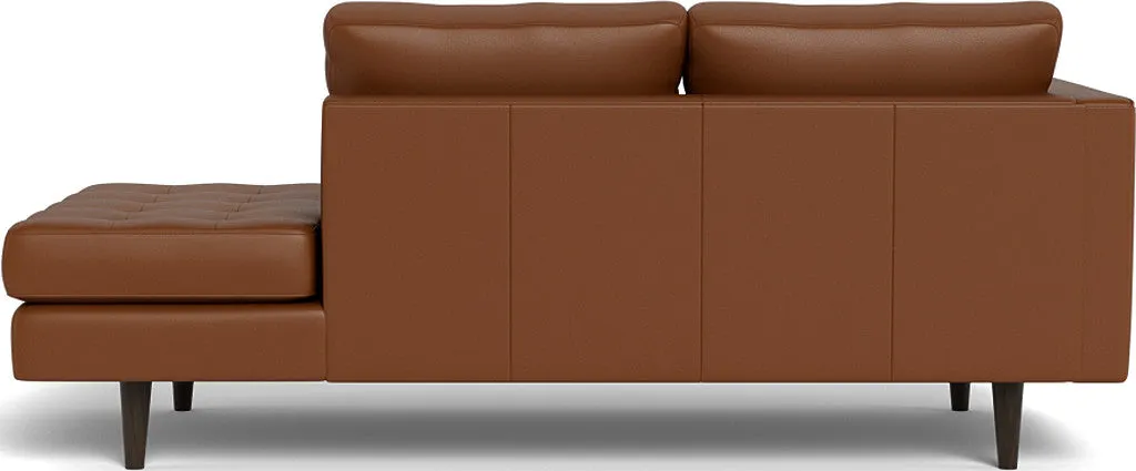 Ladybird 82" Leather LAF Stand Alone Chaise
