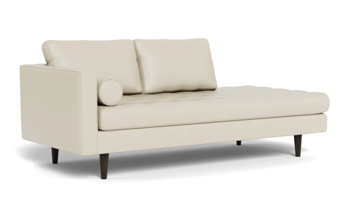 Ladybird 82" Leather LAF Stand Alone Chaise