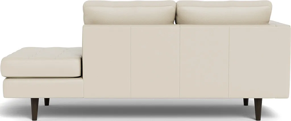 Ladybird 82" Leather LAF Stand Alone Chaise