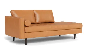 Ladybird 82" Leather LAF Stand Alone Chaise