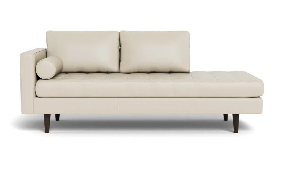 Ladybird 82" Leather LAF Stand Alone Chaise