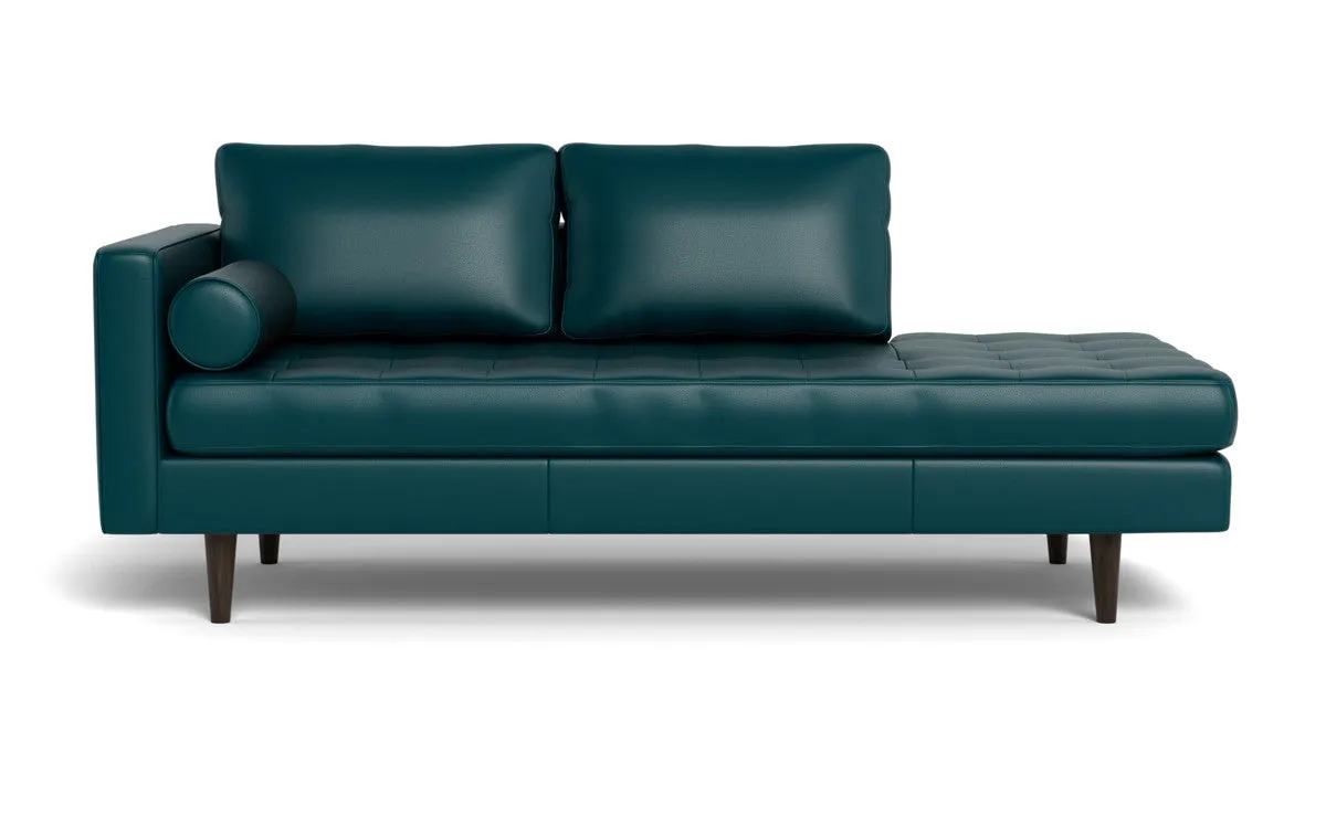 Ladybird 82" Leather LAF Stand Alone Chaise