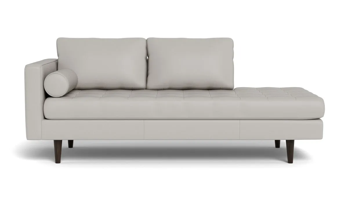 Ladybird 82" Leather LAF Stand Alone Chaise