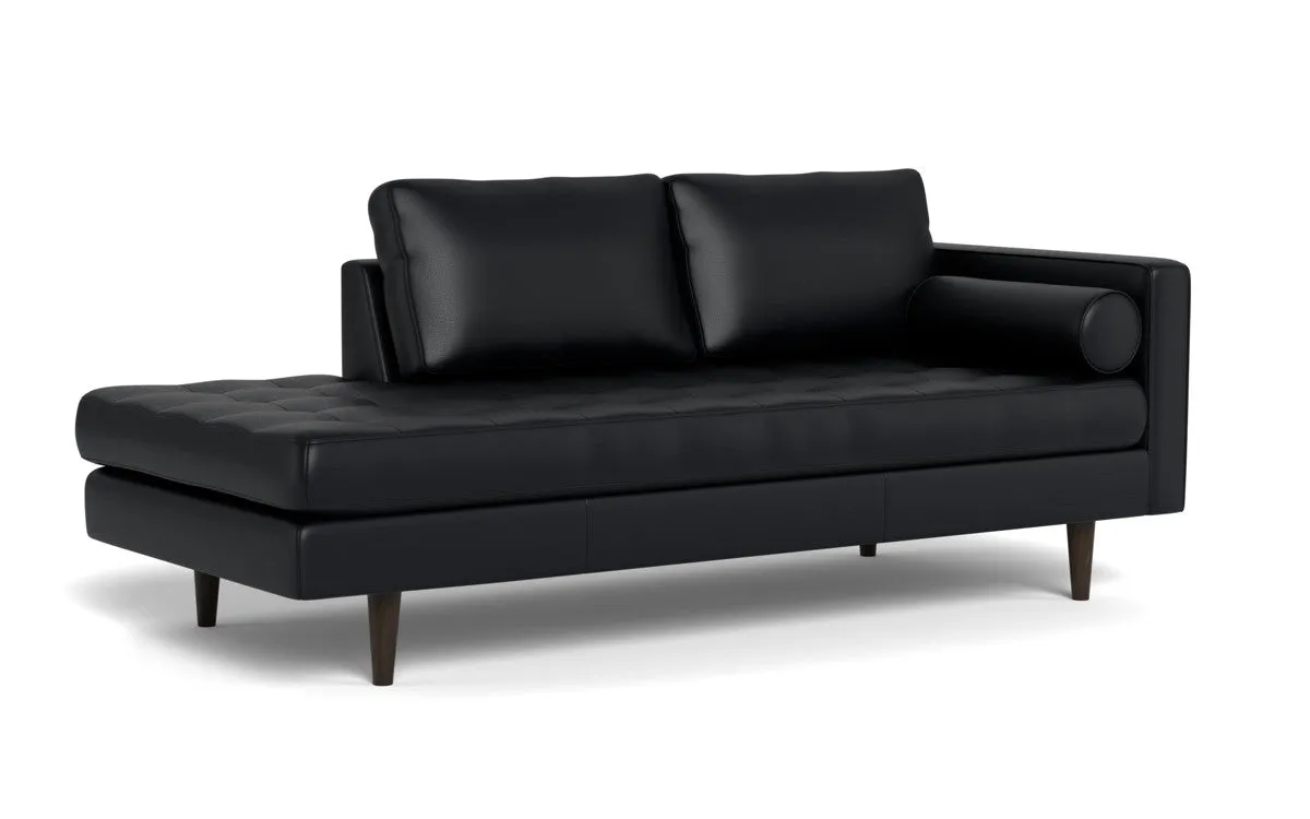 Ladybird 82" Leather RAF Stand Alone Chaise
