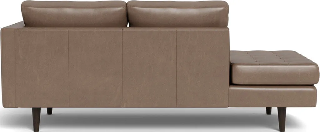 Ladybird 82" Leather RAF Stand Alone Chaise