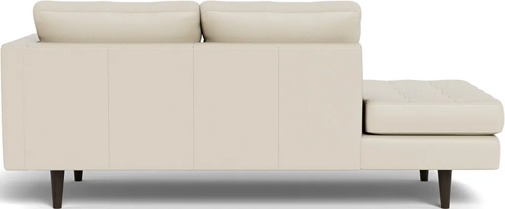 Ladybird 82" Leather RAF Stand Alone Chaise