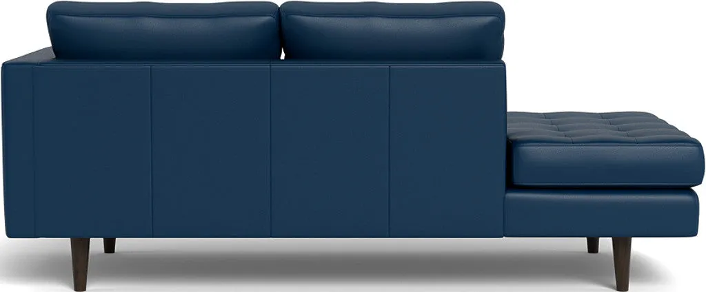 Ladybird 82" Leather RAF Stand Alone Chaise