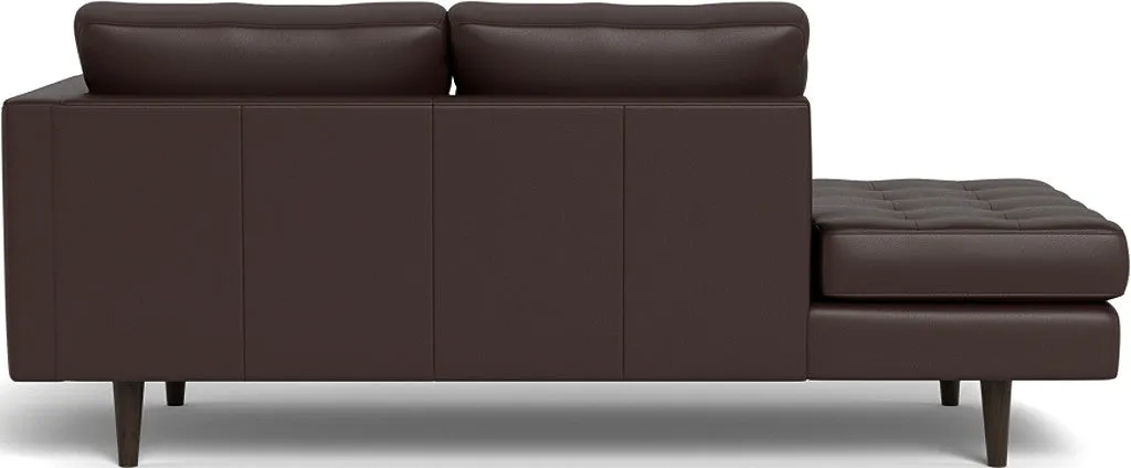 Ladybird 82" Leather RAF Stand Alone Chaise
