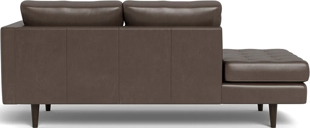 Ladybird 82" Leather RAF Stand Alone Chaise