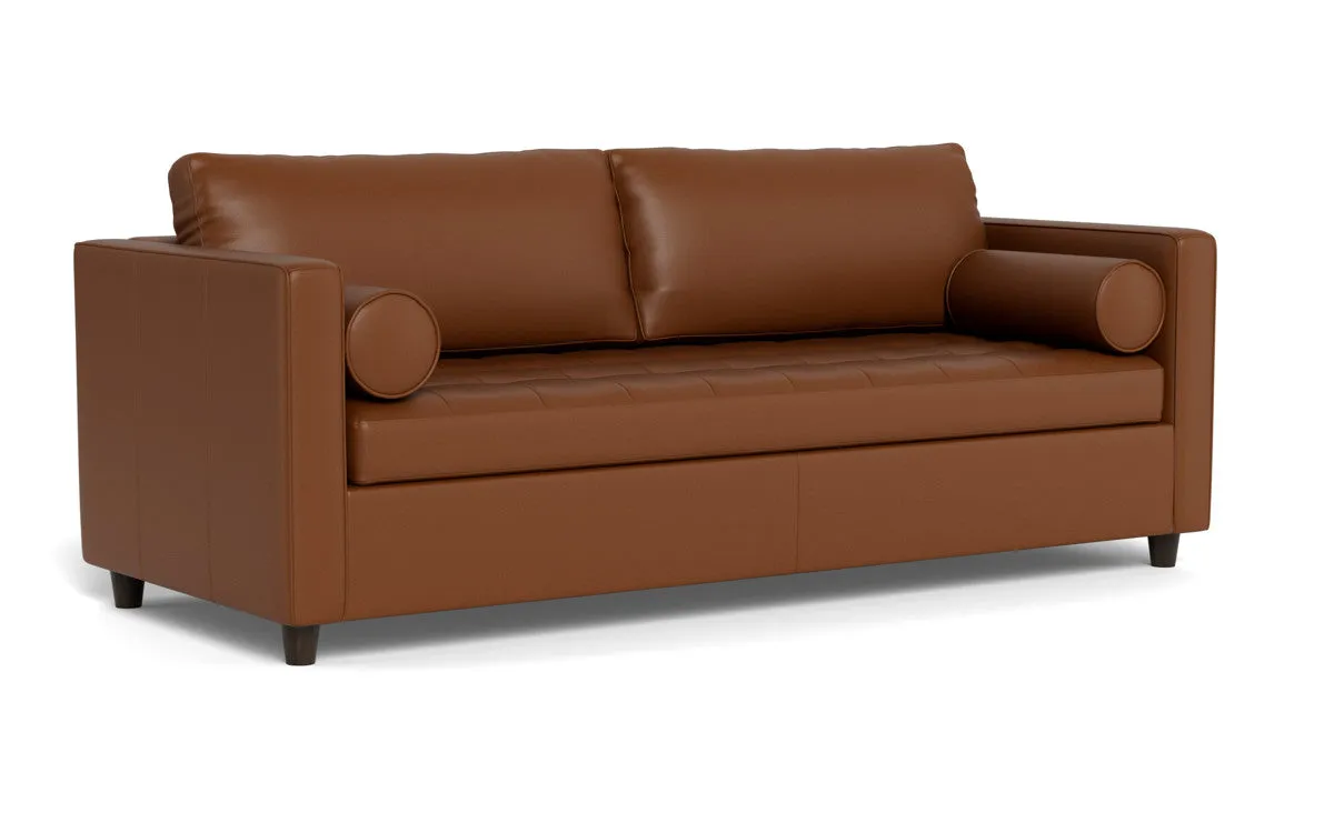 Ladybird 88" Leather Queen Sleeper