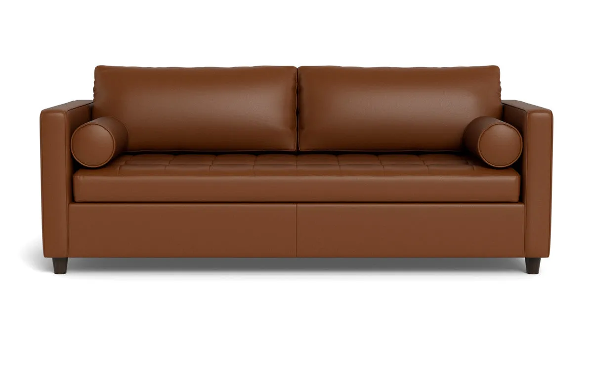 Ladybird 88" Leather Queen Sleeper