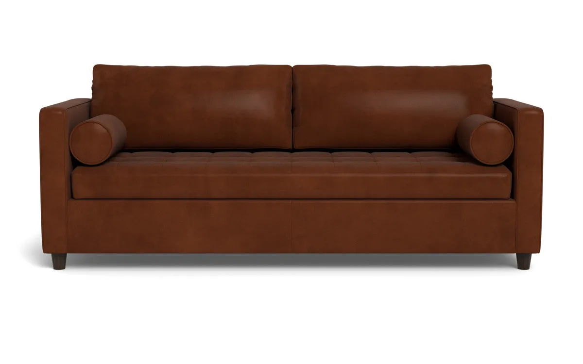 Ladybird 88" Leather Queen Sleeper