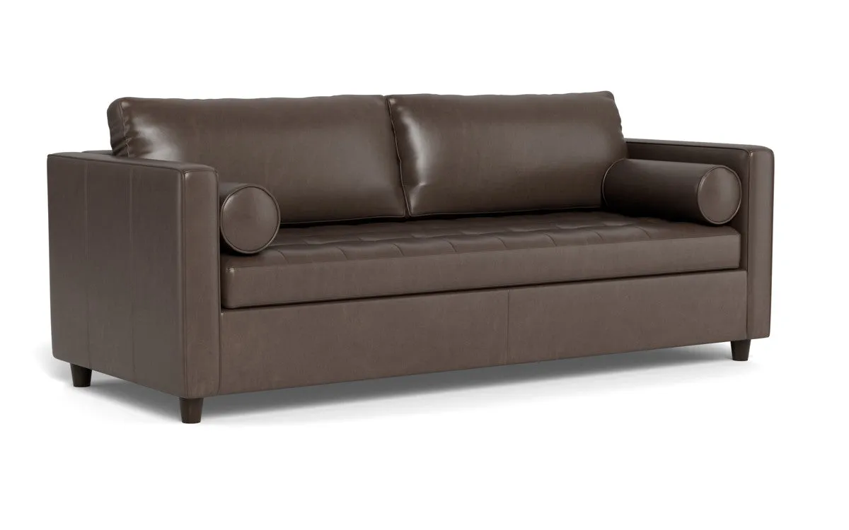 Ladybird 88" Leather Queen Sleeper