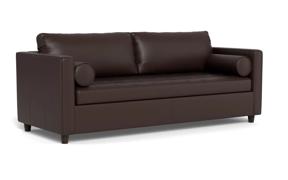 Ladybird 88" Leather Queen Sleeper