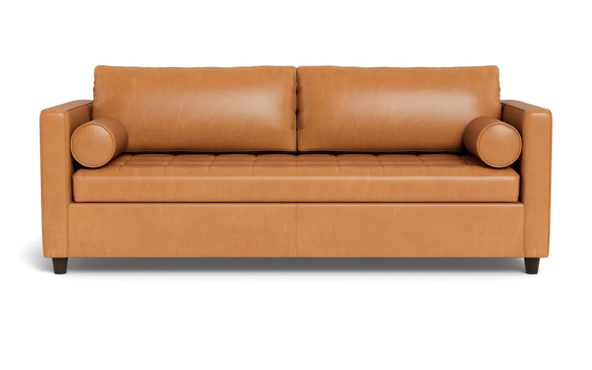 Ladybird 88" Leather Queen Sleeper