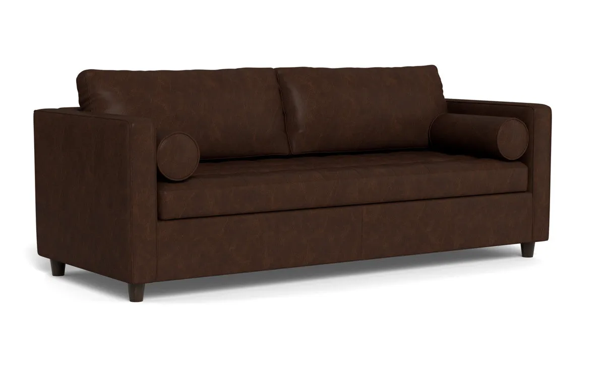 Ladybird 88" Leather Queen Sleeper