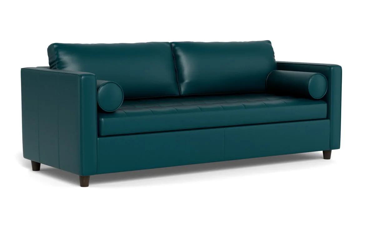 Ladybird 88" Leather Queen Sleeper