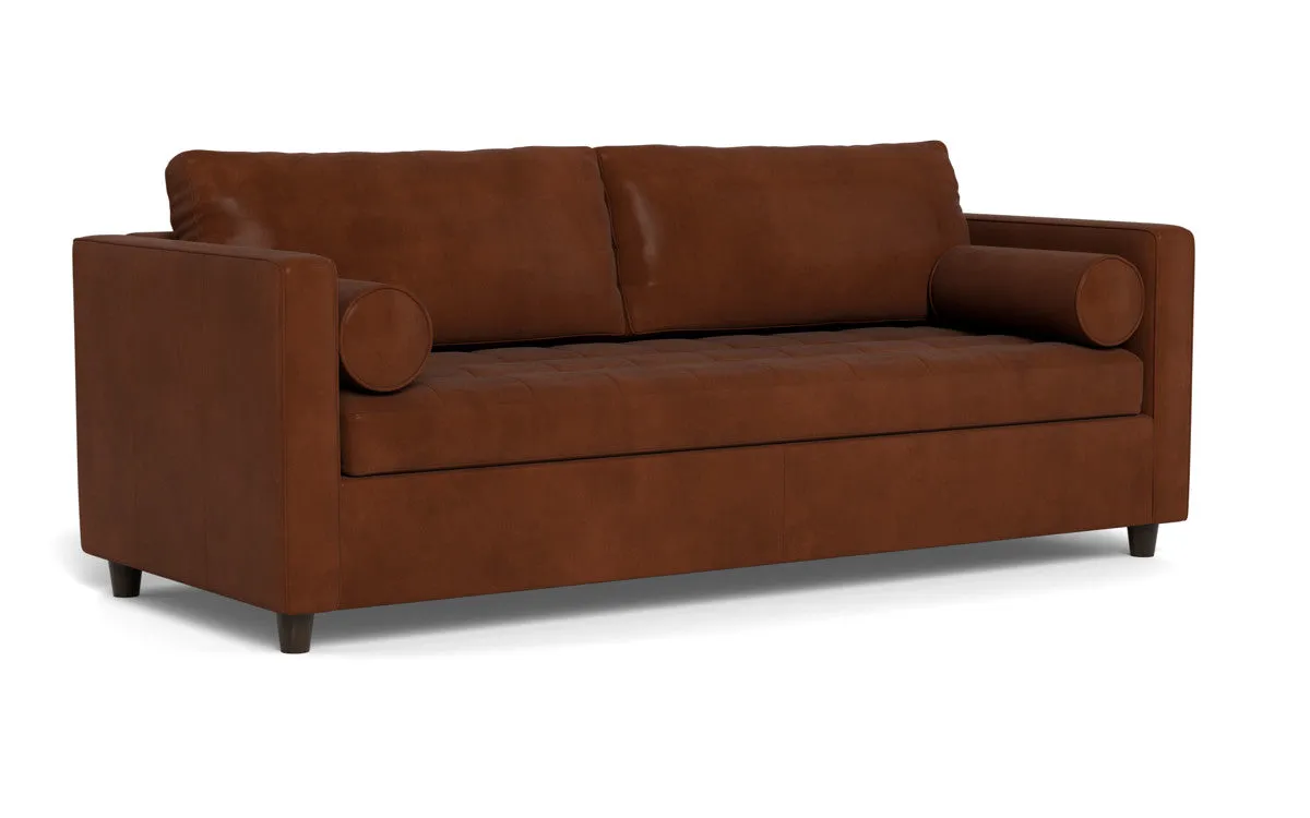 Ladybird 88" Leather Queen Sleeper
