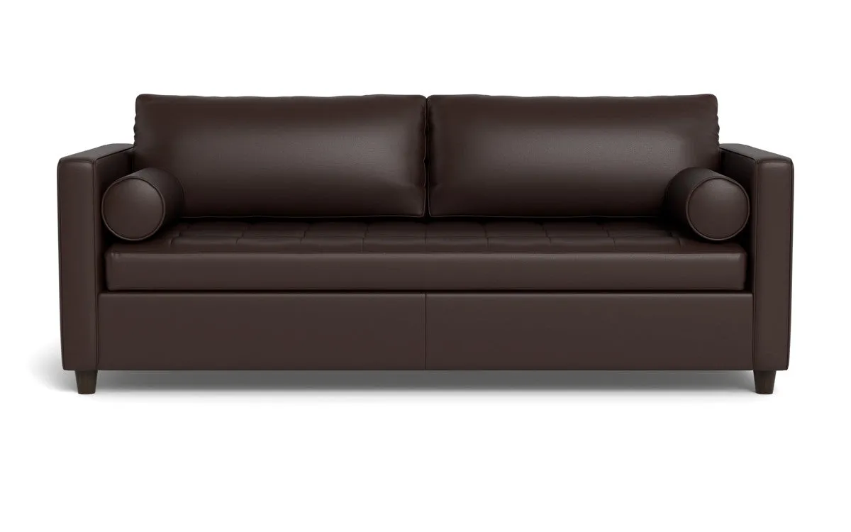 Ladybird 88" Leather Queen Sleeper