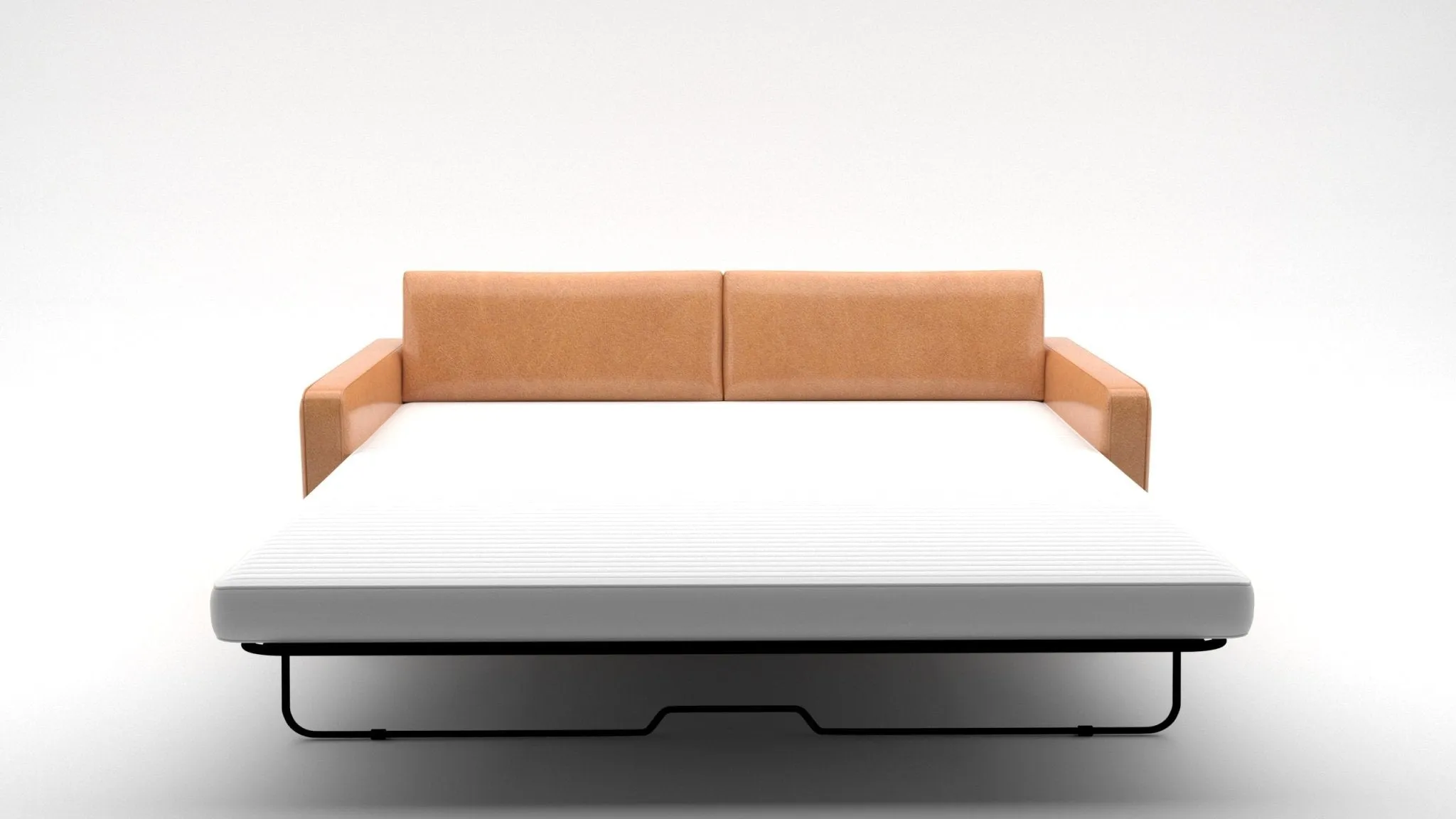 Ladybird 88" Leather Queen Sleeper