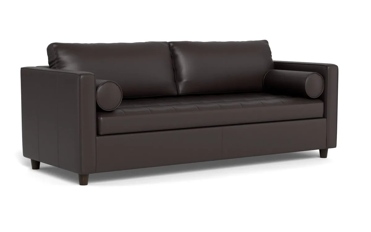 Ladybird 88" Leather Queen Sleeper