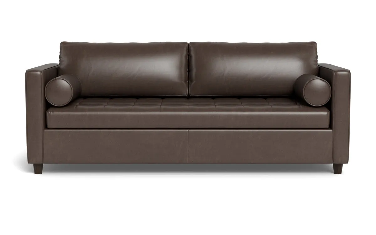Ladybird 88" Leather Queen Sleeper