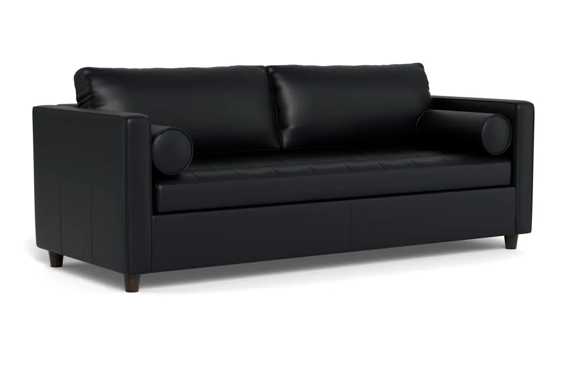 Ladybird 88" Leather Queen Sleeper