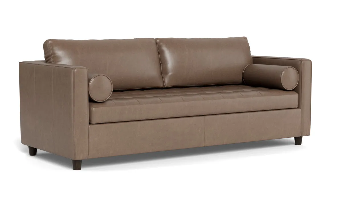Ladybird 88" Leather Queen Sleeper