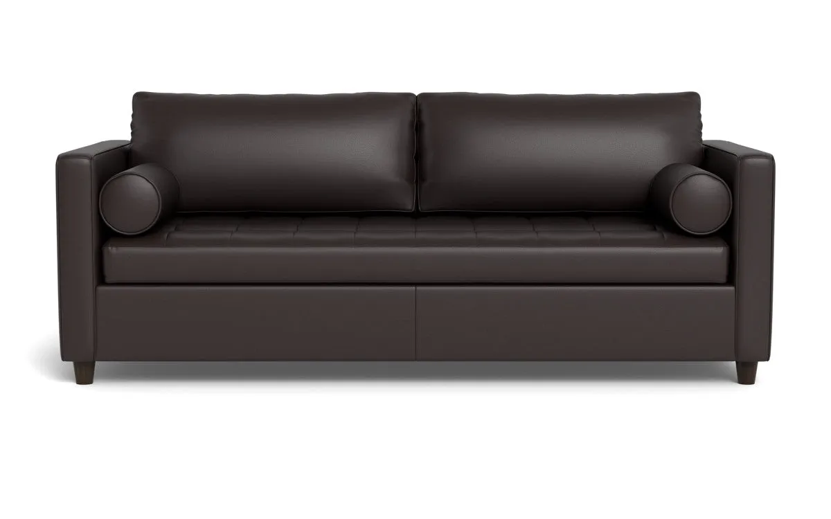 Ladybird 88" Leather Queen Sleeper