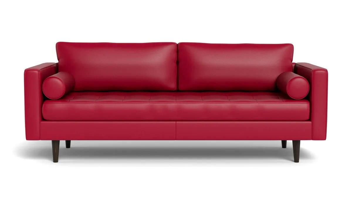 Ladybird 88" Leather Sofa