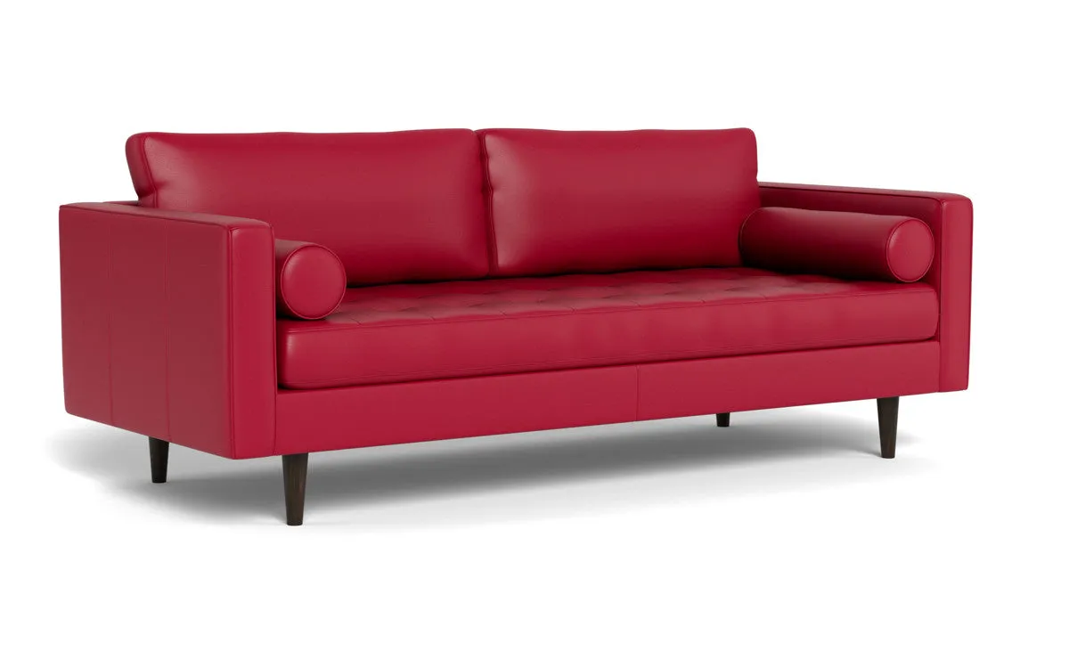 Ladybird 88" Leather Sofa