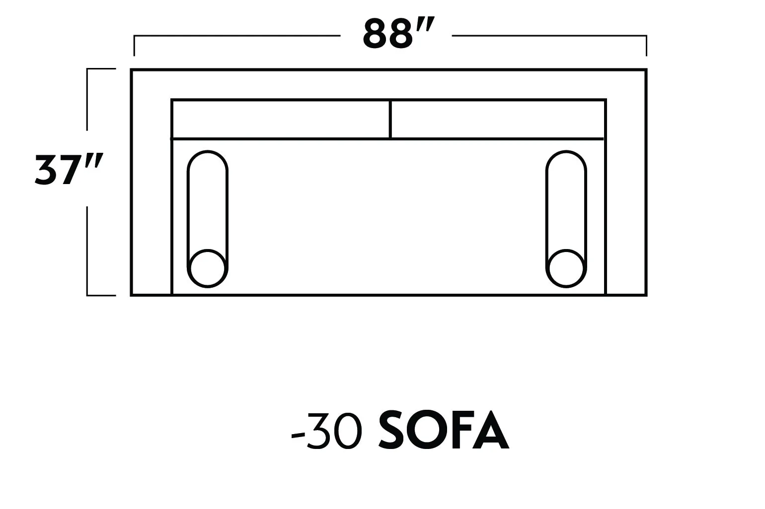 Ladybird 88" Sofa