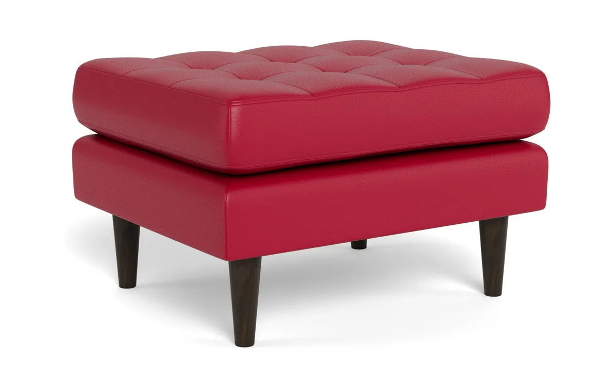 Ladybird Leather Ottoman