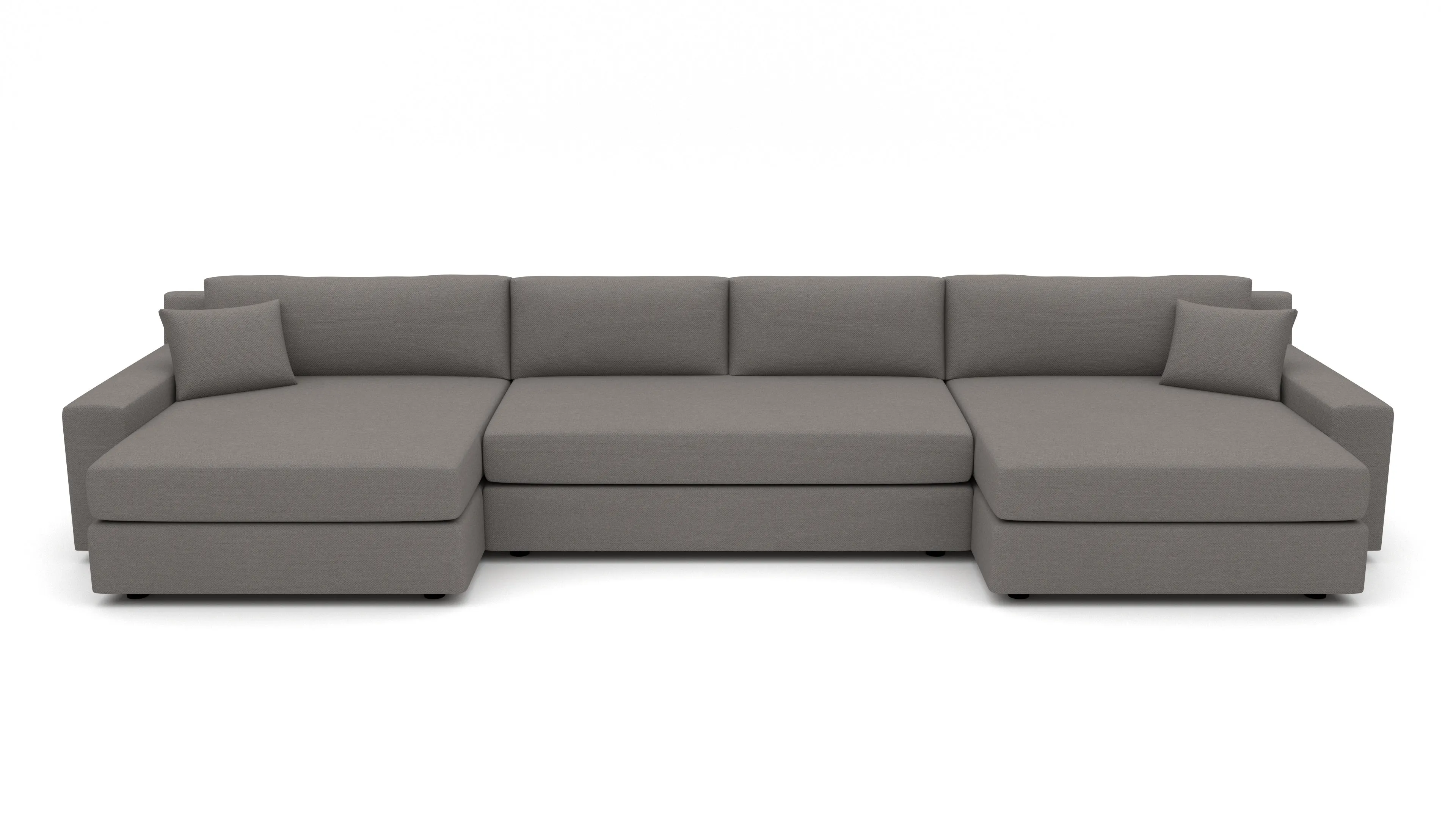 Lago Vista 192" Double Chaise With Armless Sofa