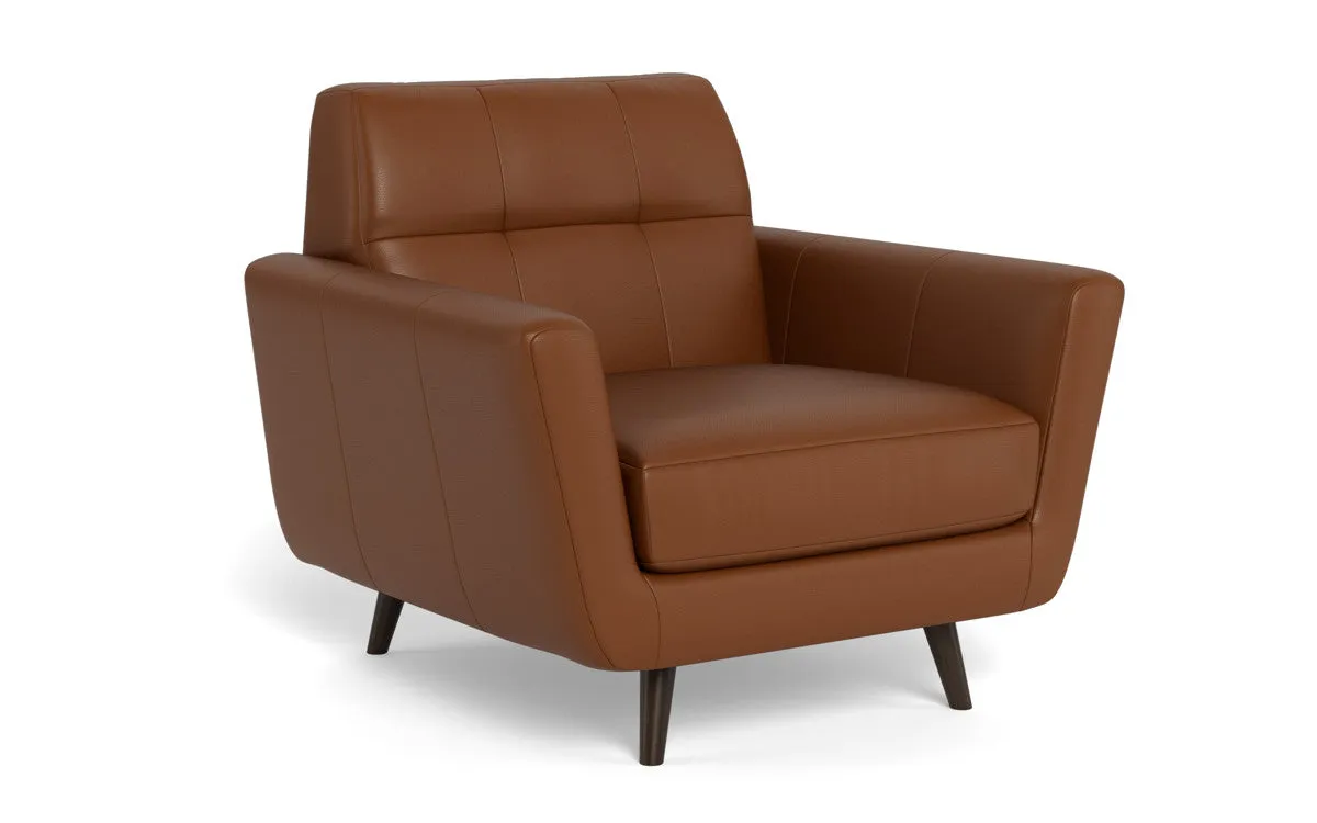 Lamar 42" Leather Arm Chair