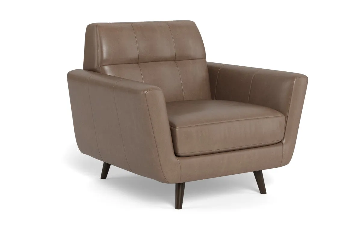 Lamar 42" Leather Arm Chair