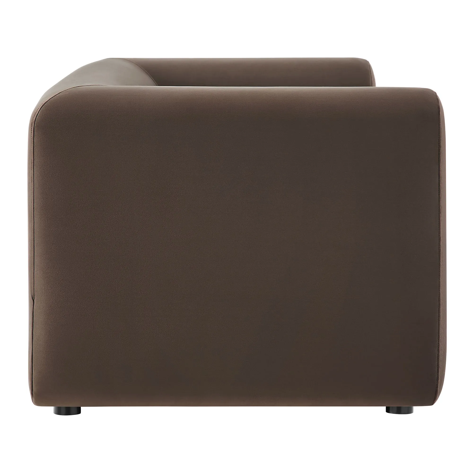 Leif 89" Performance Velvet Upholstered Sofa by Modway