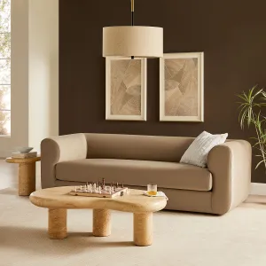 Leif 89" Performance Velvet Upholstered Sofa by Modway